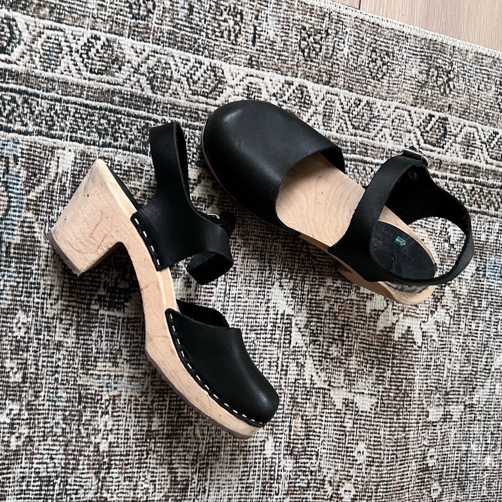 Genuine Leather Lotta from Stockholm Clogs